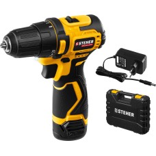 STEHER 12 В, 35 Н·м, 1 АКБ (2 А·ч), бесщеточная дрель-шуруповерт, кейс (CDB-120-1) STEHER 12 В, 35 Н·м, 1 АКБ (2 А·ч), бесщеточная дрель-шуруповерт, кейс (CDB-120-1)