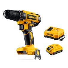 STEHER 20 В, 40 Н·м, 1 АКБ LMS (2 А·ч), дрель-шуруповерт (CD-40-21) STEHER 20 В, 40 Н·м, 1 АКБ LMS (2 А·ч), дрель-шуруповерт (CD-40-21)