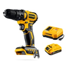 STEHER 20 В, 45 Н·м, 1 АКБ LMS (2 А·ч), бесщеточная ударная дрель-шуруповерт (CBS-45-21) STEHER 20 В, 45 Н·м, 1 АКБ LMS (2 А·ч), бесщеточная ударная дрель-шуруповерт (CBS-45-21)