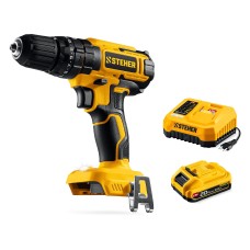 STEHER 20 В, 40 Н·м, 1 АКБ LMS (2 А·ч), ударная дрель-шуруповерт (CDS-40-21) STEHER 20 В, 40 Н·м, 1 АКБ LMS (2 А·ч), ударная дрель-шуруповерт (CDS-40-21)